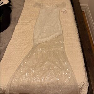 Birdy Grey White Sequin Dress